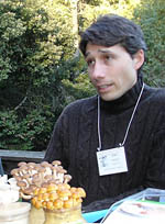 Chris Bailey, from Gourmet Mushrooms, spoke about Mushroom Cultivation